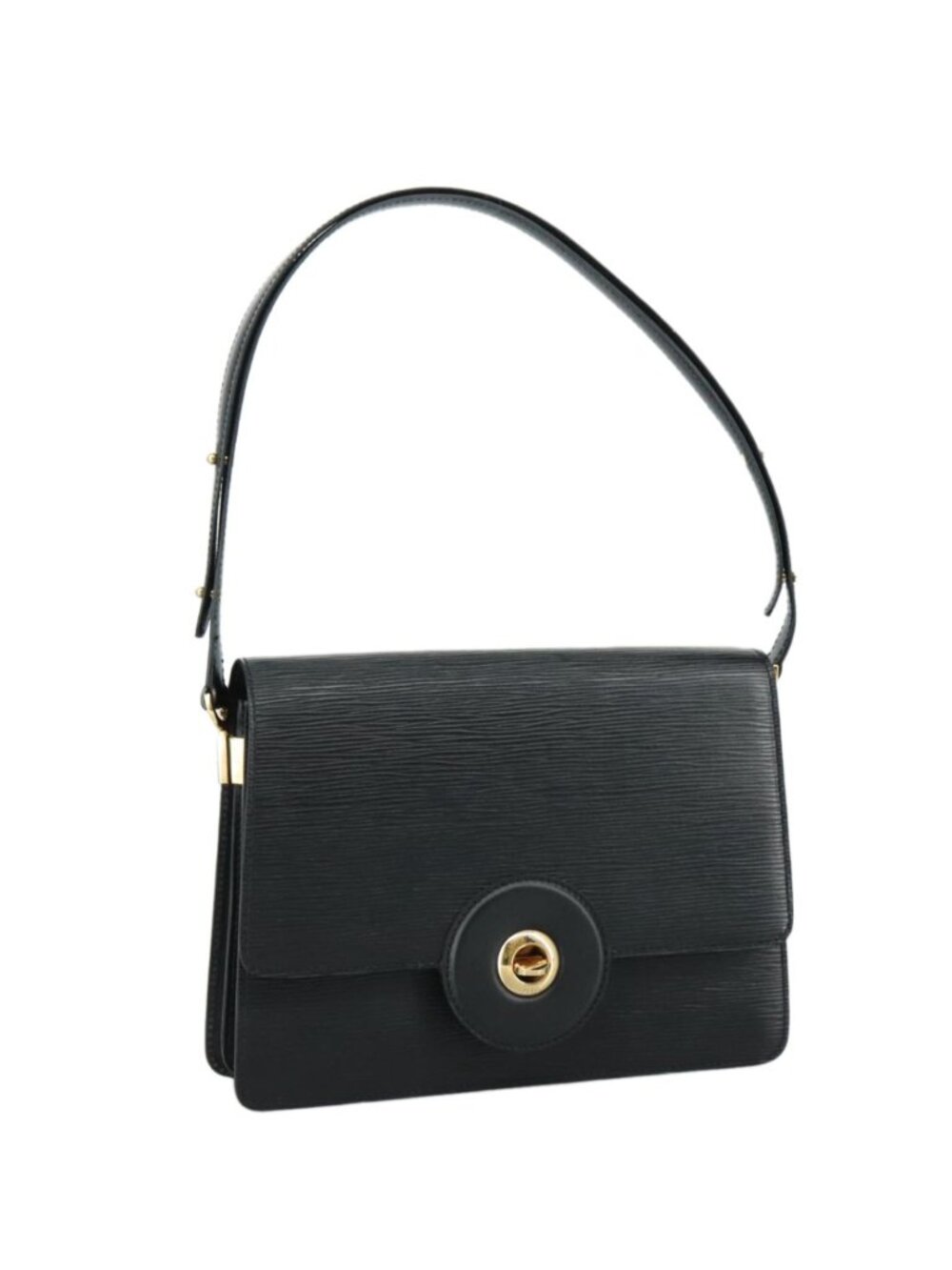 LOUIS VUITTON Epi Free Run Shoulder Bag Black M52402